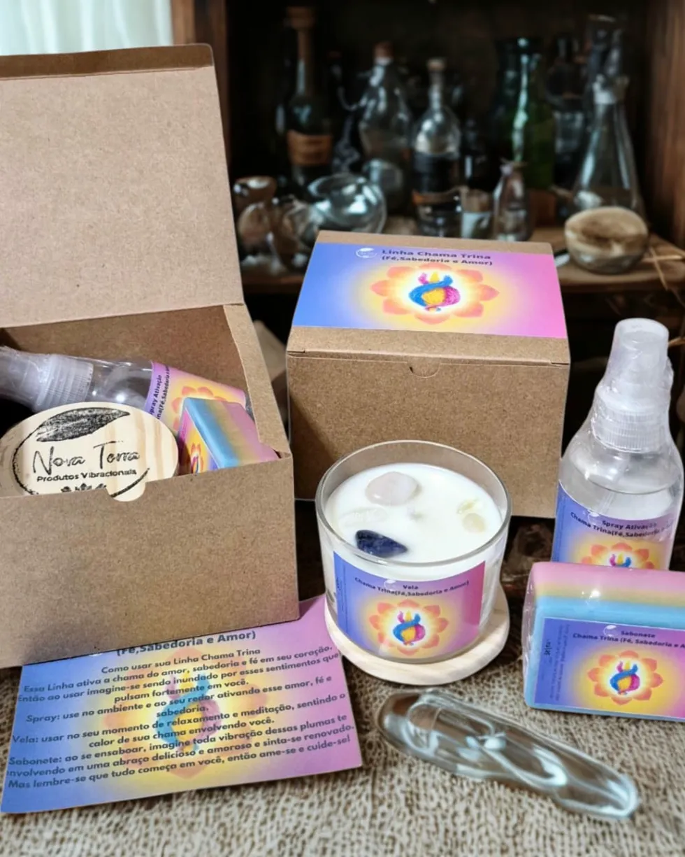 Linha Chama Trina – Nova Terra Produtos Vibracionais ®